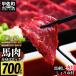 ふるさと納税 甲佐町 【馬肉 】赤身ブロック 700g(馬刺し専用しょうゆ付)