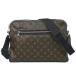  подлинный товар Louis Vuitton LOUIS VUITTON LVto- отсутствует монограмма мака sa- сумка на плечо сумка "почтальонка" Brown черный M40387