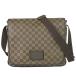  подлинный товар Louis Vuitton LOUIS VUITTON LV Brooke Lynn MM Damier eben сумка на плечо сумка "почтальонка" Brown N51211