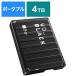 Western Digital WDBA3A0040BBK-JESN Υݡ֥뷿 /4TB դHDD  WD_Black P10 Game Drive ֥å