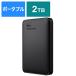 Western Digital WDBUZG0020BBK-JESE �Υݡ����֥뷿 /2TB�� ���դ�HDD USB-A��³ WD Elements Portable