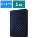 Western Digital WDBA2F0050BBL-JESE �Υݡ����֥뷿 /5TB�� ���դ�HDD USB-C��USB-A��³ My Passport for Mac