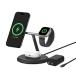 ( б/у )Belkin ( выставленный товар ) BOOST^CHARGE PRO WIZ023dqBK Qi2 3-in-1 беспроводной зарядка подставка черный 