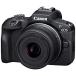 Canon(�L���m��) EOS R100 RF-S18-45 IS STM�����Y�L�b�g �~���[���X���J����  �u���b�N  �m�Y�[�������Y�n [�U���s��]