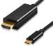 ���[���� 4K�E2K�Ή� Type-C to HDMI�ϊ��P�[�u��30Hz [1m] LDC-4K30CH10