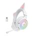 RZ04-05170400-R3M1ge-ming headset Kraken Kitty V3 Pro[ кошка ушко (уголок) ] белый [ беспроводной (Bluetooth+USB-C)+ проводной / обе уголок / головная повязка модель ]