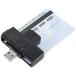 Nakabayashi контакт type IC устройство для считывания карт USB-A подключение черный CRIC-05BK [ мой номер карта соответствует ]