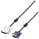 ELECOM( Elecom ) CAC-DVA15BK(DVI-I -D-Sub15pin дисплей кабель /1.5m)