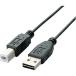 ELECOM(쥳) U2C-DB30BKUSB2.0֥ AۢΡBۡ3.0m/ξޤ/֥å