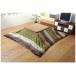 ikehiko[ kotatsu futon cover ] fastener type ...( square / green / futon cover size : approximately 215×215cm)