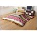 ikehiko[ kotatsu futon cover ] fastener type ...( square / rose / futon cover size : approximately 215×215cm)