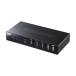  персональный компьютер переключатель [USB-C*HDMI дисплей / USB клавиатура * мышь / динамик * Mike соответствует ] +USB-A ступица x3 SW-KVM2DK [2 ввод /1 мощность /4K соответствует / ручной ]
