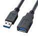 SANWA SUPPLY(掠ץ饤) USB-AĹ֥ [USB-A ᥹ USB-A /0.5m /USB3.2 Gen1]  ֥å KU30-EN05K
