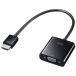 SANWA SUPPLY( Sanwa Supply ) изображение изменение адаптер [HDMI мужской - женский VGA] micro USB женский подача тока /φ3.5mm AD-HD23VGA [HDMI=VGA /0.2m] [864]