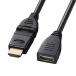 1m высокая скорость HDMI удлинение кабель (3D коннектор ) черный KM-HD20-3DEN10N [1m /HDMI=HDMI / стандартный модель /i-sa сеть соответствует ]