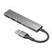 SANWA SUPPLY( Sanwa Supply ) USB-S3H435MS USB-A - USB-C+USB-A изменение ступица (Chrome/Mac/Windows11 соответствует ) [ автобус энергия /4 порт /USB 3.2 Gen1 соответствует ]