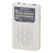 ŵ AM/FMݥåȥ饸 Ĺ AudioComm ۥ磻 RAD-P136N-W Υ磻FMб /AM/FM