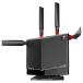 BUFFALO(�o�b�t�@���[) Wi-Fi���[�^�[ 5764�{2882�{688Mbps AirStation(�n�C�p�t�H�[�}���X���f��) �u���b�N WXR9300BE6P �mWi-Fi 7(be) /IPv6�Ή��n