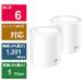 TPLINK Wi-Fi 6 + åWi-Fi롼 Deco X20(2-pack) 1201+574Mbps AX1800 Wi-Fi 6(ax)/ac/n/a/g/b [Բ][Բ]