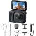 INSTA360(�C���X�^360) �A�N�V�����J���� Insta360 GO Ultra �N���G�C�^�[�o���h��  �~�b�h�i�C�g�u���b�N CINSABEA-GOULTRA06 �m4K�Ή� /�h���n