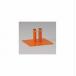  fence for installation pair orange indoor for safety .300×300× approximately 200mmH iron unit 870-45A