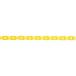 871-10 plastic chain yellow 1.5m poly- echi Len unit UNIT