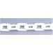 871-235 plastic chain white 5m poly- echi Len unit UNIT