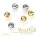  metal мяч 5 штук обе дыра примерно 4mm дизайн мяч meta рубин z круглый одноцветный круг шар раунд простой шар металлические части metal детали craft металлические принадлежности 
