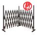 [ with translation ]SXG0730 aluminium . therefore . pet gate ( dark brown ) width 150+150cm× height 70cm fence gate flexible gate aru Max ALMAX
