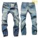  мужской джинсы Denim брюки Denim брюки повреждение обработка woshu джинсы б/у Vintage модный весна осень День отца 