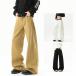  широкий брюки мужской брюки багги Roo z брюки 100% хлопок низ длинный длина 2026 весна 