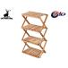  Captain Stag CS Classics из дерева 4 уровень MOVE подставка 460 UP-2583 складной полки место хранения кемпинг уличный бесплатная доставка 