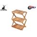  Captain Stag CS Classics из дерева 3 уровень MOVE подставка 460 UP-2584 складной полки место хранения кемпинг уличный бесплатная доставка 