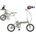  Captain Stag monte AL-FDB141 хаки 14 type одиночный механизм велосипед cycle складной YG-1413 производитель прямая поставка юридическое лицо только рассылка 