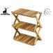  Captain Stag CS Classics из дерева 3 уровень MOVE подставка Mini UP-2721 складной полки место хранения кемпинг уличный 