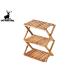  Captain Stag CS Classics из дерева 3 уровень MOVE подставка 460 UP-2584 складной полки место хранения кемпинг уличный бесплатная доставка 