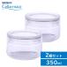 �`���[�~�[�N���A�E�^�t+ TS2 350ml (2�Z�b�g) ���� �Z���\���C�g / ���{�� �ی^ �ۑ��e�� �L���j�X�^�[ �K���X�� �H�i ������ �� �R�[�q�[�� ���� �N���A