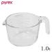 ���W���[�J�b�v 1.0L WL PYREX CP-8652 / 1000ml �H��@�Ή� �d�q�����W�Ή� �I�[�u�� �Ⓚ�� �v�ʃJ�b�v �ϔM�K���X �֗� �N���A ���� �V���v�� �p�[������