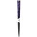  Kawai [ peace pattern. chopsticks ] lacquer Rosa nn purple 23cm 36779