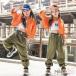  Kids танцевальный костюм hip-hop девушки orange жакет белый лучший брюки выставить Kids танцевальный костюм джинсы тренировка надеты спортивная форма Mai шт. костюм 