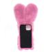  Balenciaga BALENCIAGA смартфон кейс розовый мех плечо с ремешком .iPhone 12/12PRO соответствует [ б/у ][ степень A][ прекрасный товар ]
