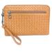  Bottega Veneta BOTTEGA VENETA сетка ручная сумочка клатч Brown чай кожа 493190[ б/у ][ первоклассный прекрасный товар ]
