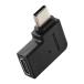  Elecom MPA-CFCMLAD01BK USB адаптор L знак ширина USB Type-C штекер - USB Type-C порт черный 