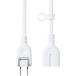  Elecom T-X01-2105WH удлинитель разветвитель розетка 0.5m 2P белый 