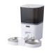  Elecom PET-AF02WH автокормушка 6L звукозаписывающий таймер тип 1 день 6 еда батарейка / розетка 2WAY подача тока приманка засорение сообщение сухой корм специальный миска 2 шт приложен белый 