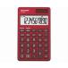  sharp EL-VW31-RX цвет * дизайн калькулятор [ блокнот модель ](10 колонка ) стильный красный 