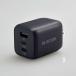 [ рекомендация товар ] Elecom ACDC-PD4465BK USB Power Delivery 65W Cube AC зарядное устройство (C×2+A×1) черный ACDCPD4465BK