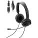  Elecom HS-HP10SCBK headset наушники одиночный один направленность Mike имеется проводной USB подключение стерео over head складной compact черный 