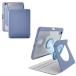  Elecom TB-A25SMG360BG iPad mini кейс 8.3 дюймовый (A17 Pro)/ no. 6 поколение магнит заслонка покрытие 360 раз вращение Apple Pencil место хранения авто сон голубой серый 