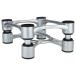 IsoAcoustics ISO-APRT-2-S динамик подставка +-6.5 раз. . угол регулировка . возможность 2 шт пара серебряный 